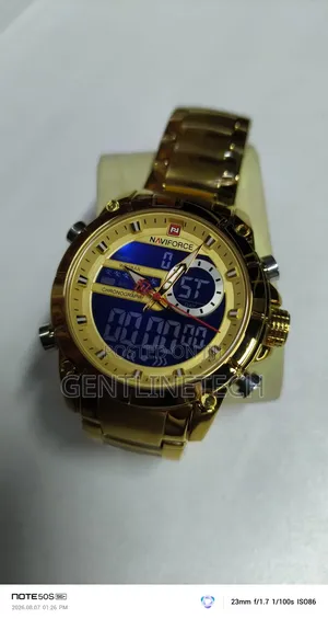Naviforce 9163 Gold Business Watch