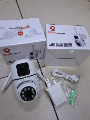 Wireless Wall Mounted 4MP Dual Lens Bulb CCTV Camera – V380 Pro