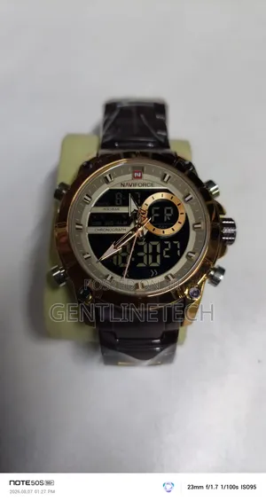 Naviforce 9163 Chrome Men's Watch