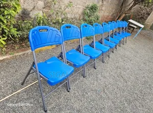 Office Foldable Chair Available Blue