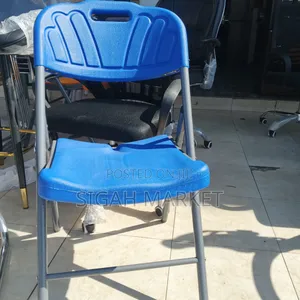 Office Foldable Chair Available Blue