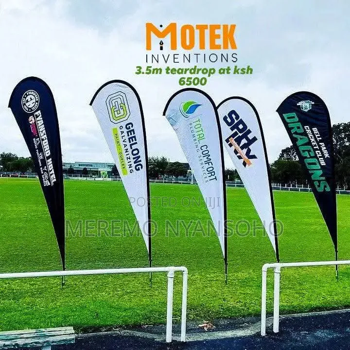 Tear Drops Banners, Telescopic Banners