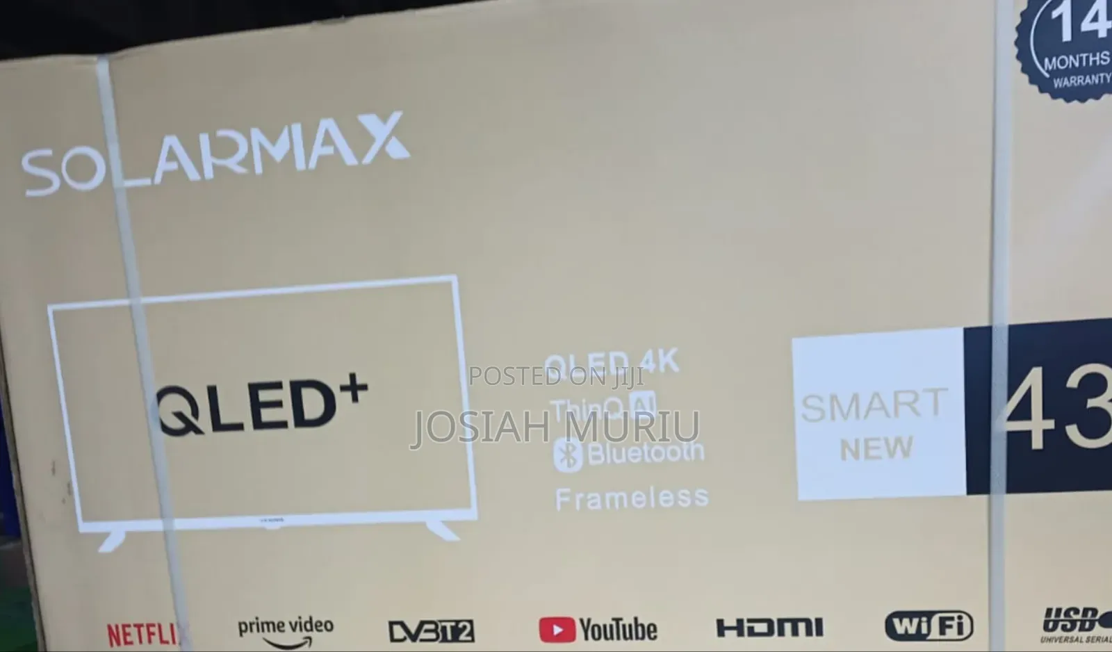 Solarmax 43 Inches TV