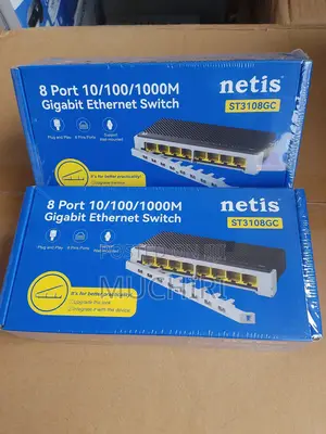 Netis St3108gc 8 Port Gigabit Network Switch – High Speed Lan Switch