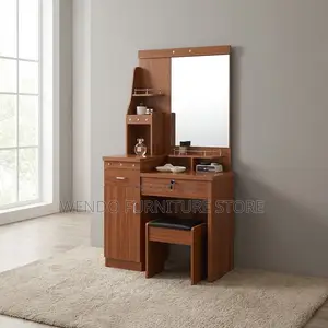 Dressers; Dressing Table Set Brown in Color