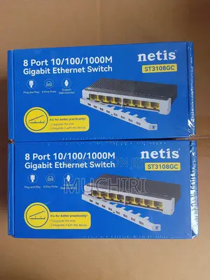 Original Netis St3108gc 8 Port Gigabit Lan Switch for Home Office
