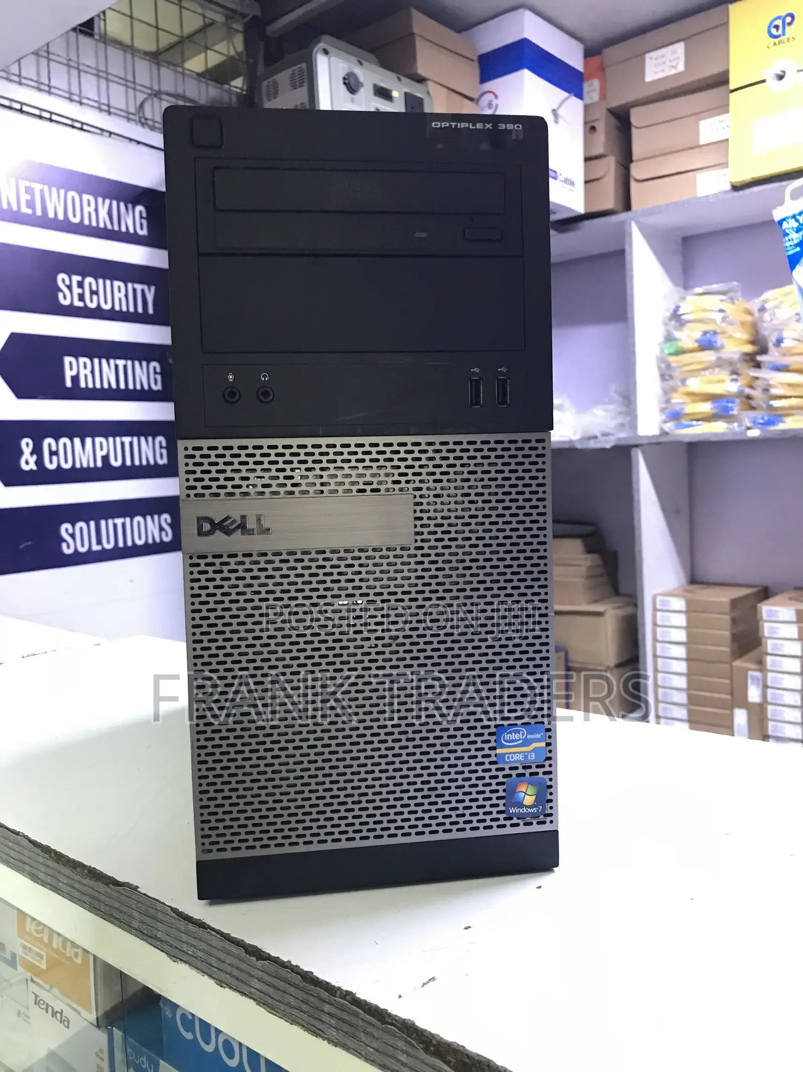 Desktop Computer Dell OptiPlex 390 4GB Intel Core i3 HDD 500GB