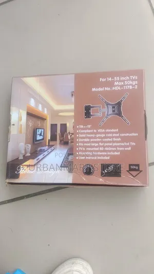 Heavy Duty HDL-117B-2 Tilting TV Wall Mount Bracket