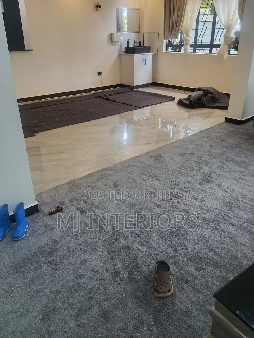 Premium Grey VIP Carpet Installation Strong Durable Quality