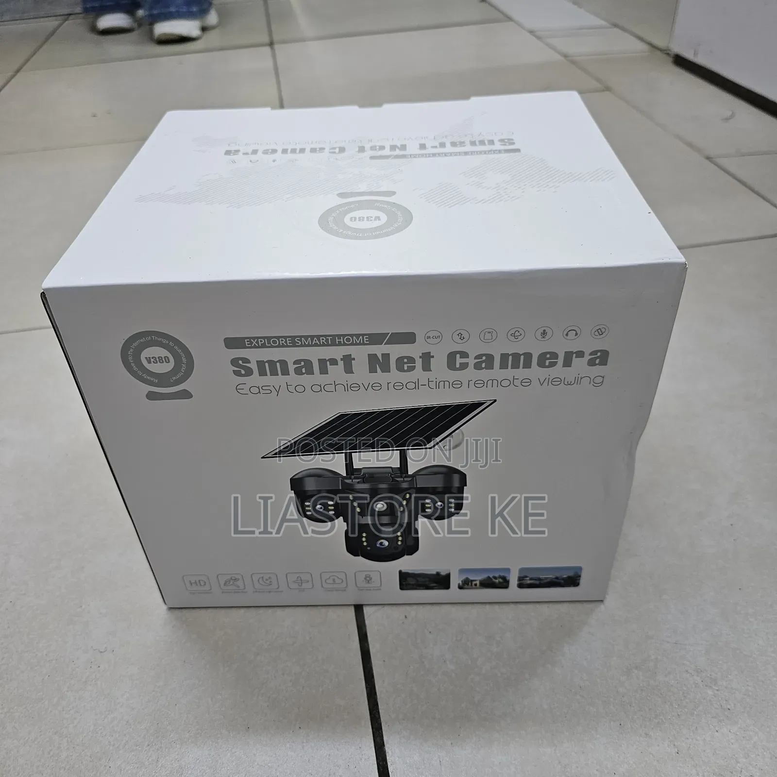 V380 3 Lens Smart Net Camera – AI Motion Detection Remote Viewing