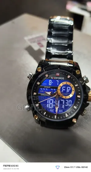 Naviforce 9163 Black Fashion Men's Watch