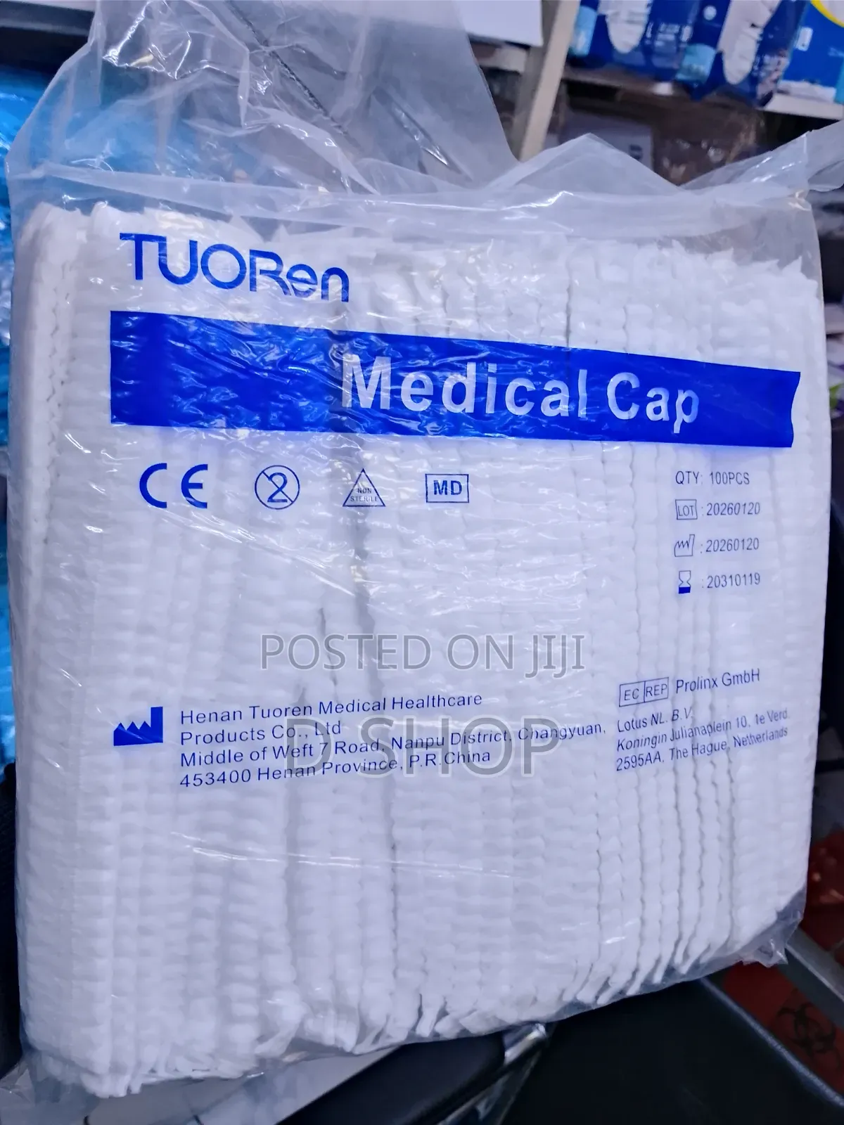 100pcs Medical Cap