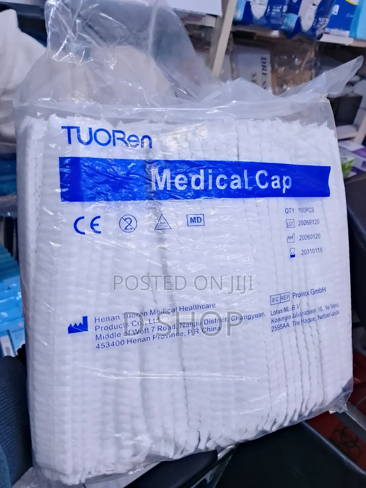 100pcs Medical Cap