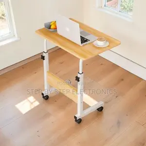 Heavy-Duty Height Adjustable Multipurpose Laptop Table With Wheels
