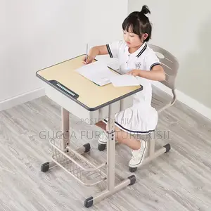 Kids Furniture; Adjustable Kids Desk and Chair