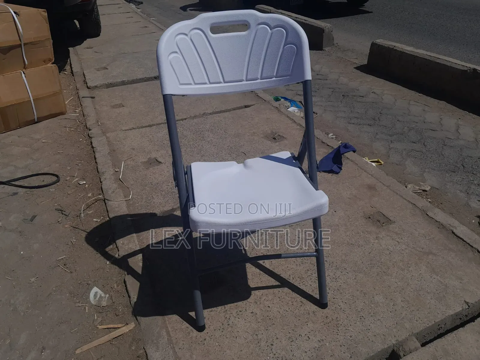 White Foldable Chair