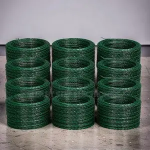 Outdoor Ready 100mm,200mm, 450mm 6m /8m/10m Length Barbed Razor Wire