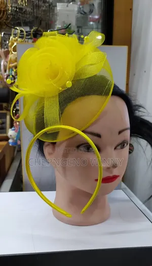 Orange and Yellow Fascinators
