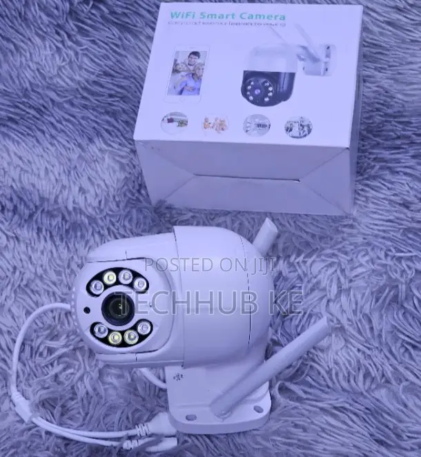 Wireless Outdoor PTZ Camera With Color Night Vision Two-Way Audio
