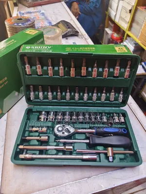 46-Piece 1/4" Drive Socket Wrench Set