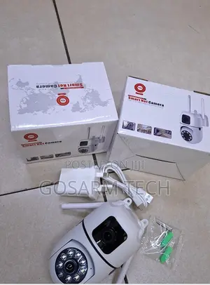V380 Dual Lens CCTV Bulb Camera PTZ With Two-Way Audio
