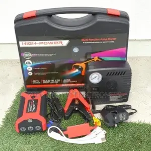 Portable Design 12V 99800mAh Emergency Car Jump Starter Air Compressor