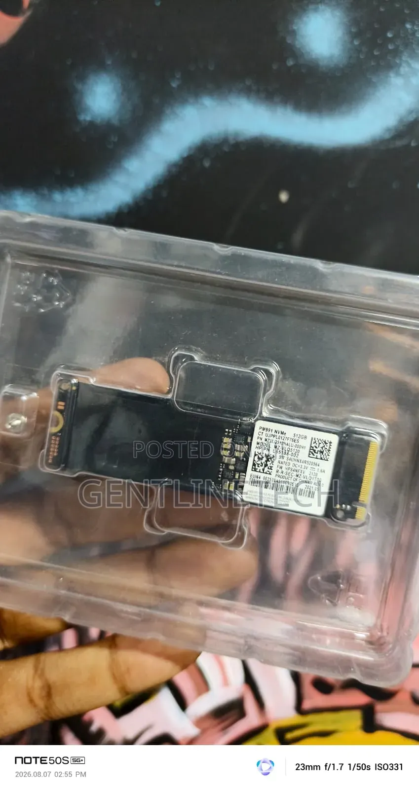 Samsung Pm991 512gb M.2 Nvme SSD