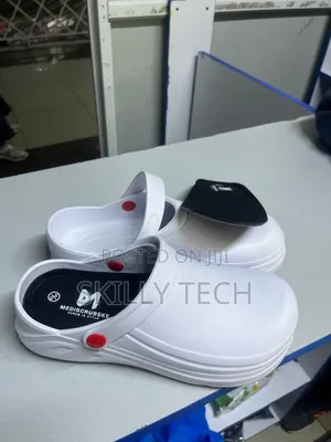 White Chef Crocs