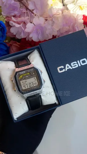 Leather CASIO WORLDTIME Watch