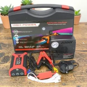 Battery Booster 12V 99800mAh Emergency Car Jump Starter Air Compressor