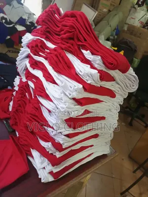 White Red Locally Manufactured Roundnecks
