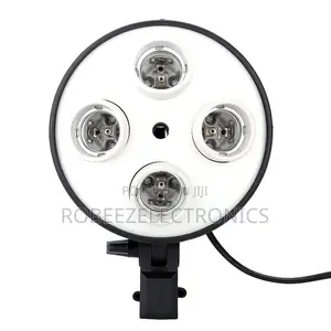 E27 4in1 Light Socket With Light Stand Swivel Mount Umbrella Holder