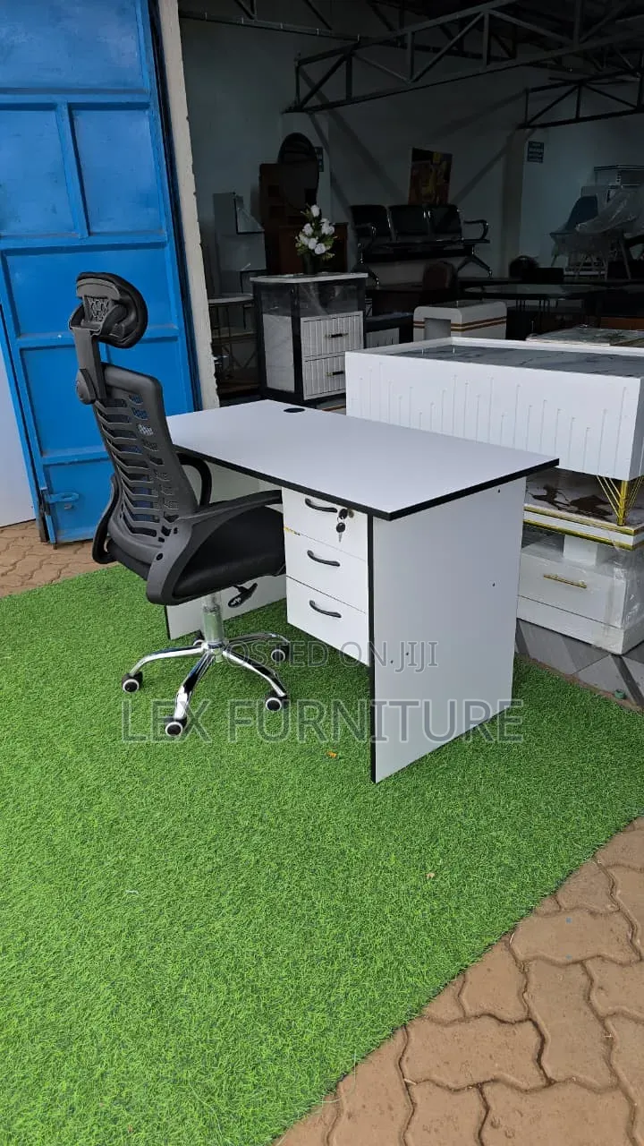Walnut Office Desk Plus Office Chair C59