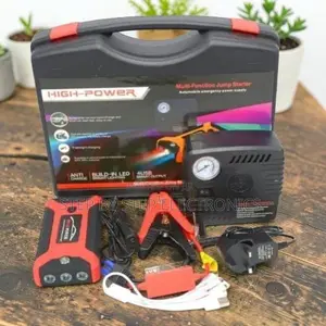 Smart Protection 99800mAh Emergency Car Jump Starter Air Compressor