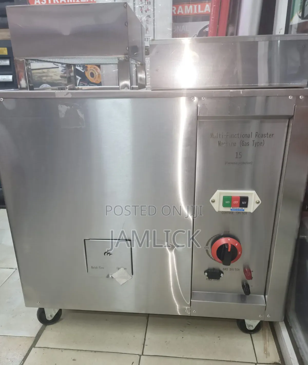 Gas Groundnut Roasting Machine – Roller Type - Rn