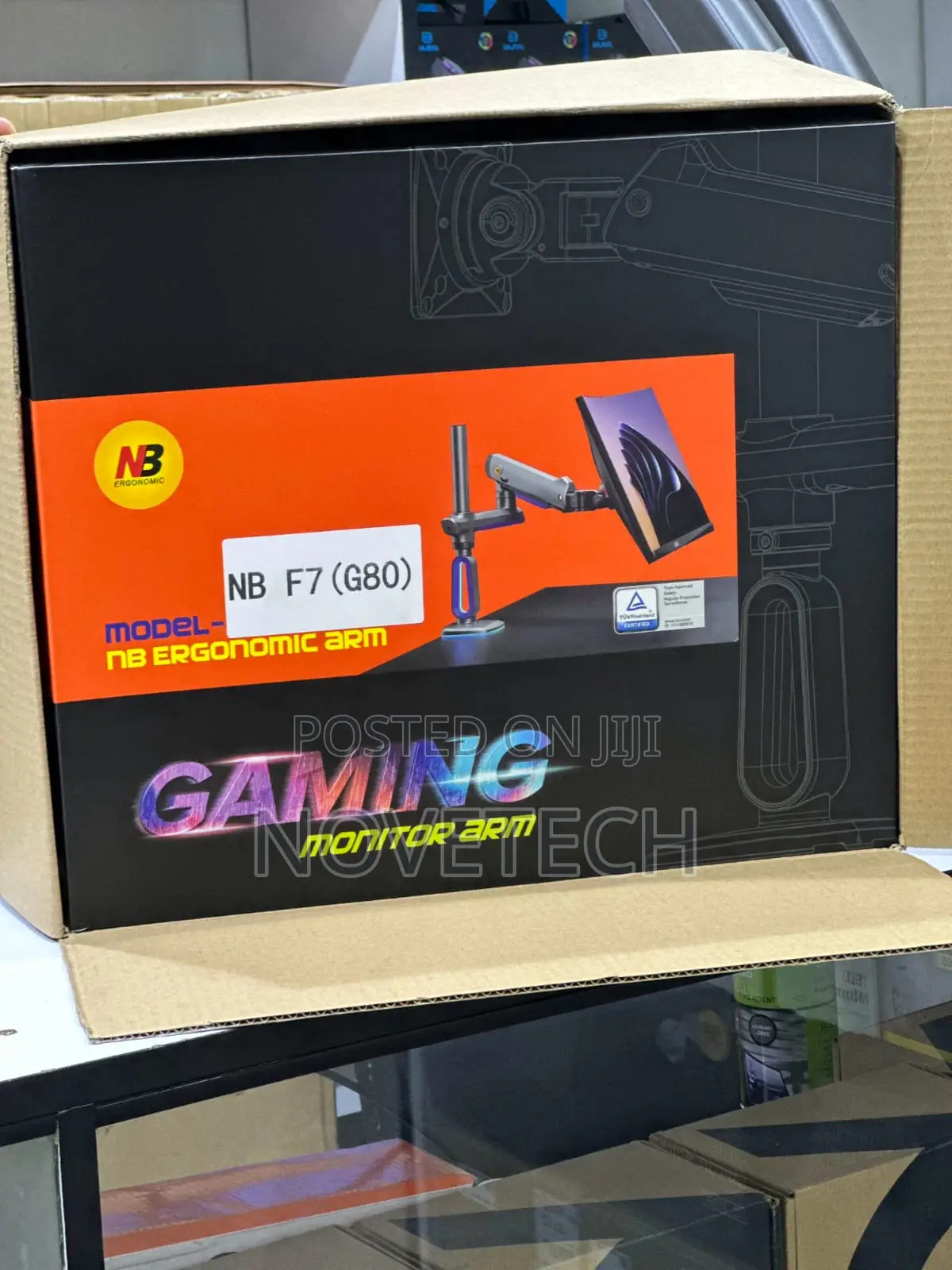 Heavy Duty Multi Angle Adjustable Gaming Monitor Arm 32 to 60 Inches