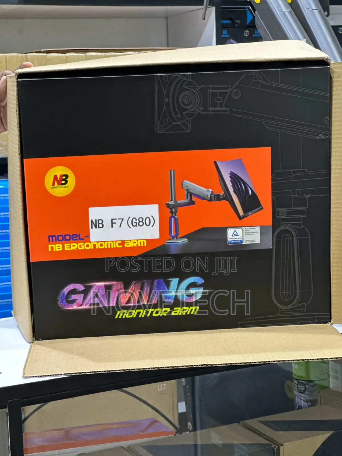 Heavy Duty Multi Angle Adjustable Gaming Monitor Arm 32 to 60 Inches