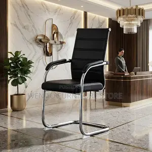 Office Chairs; Leather High Back Office Visitors