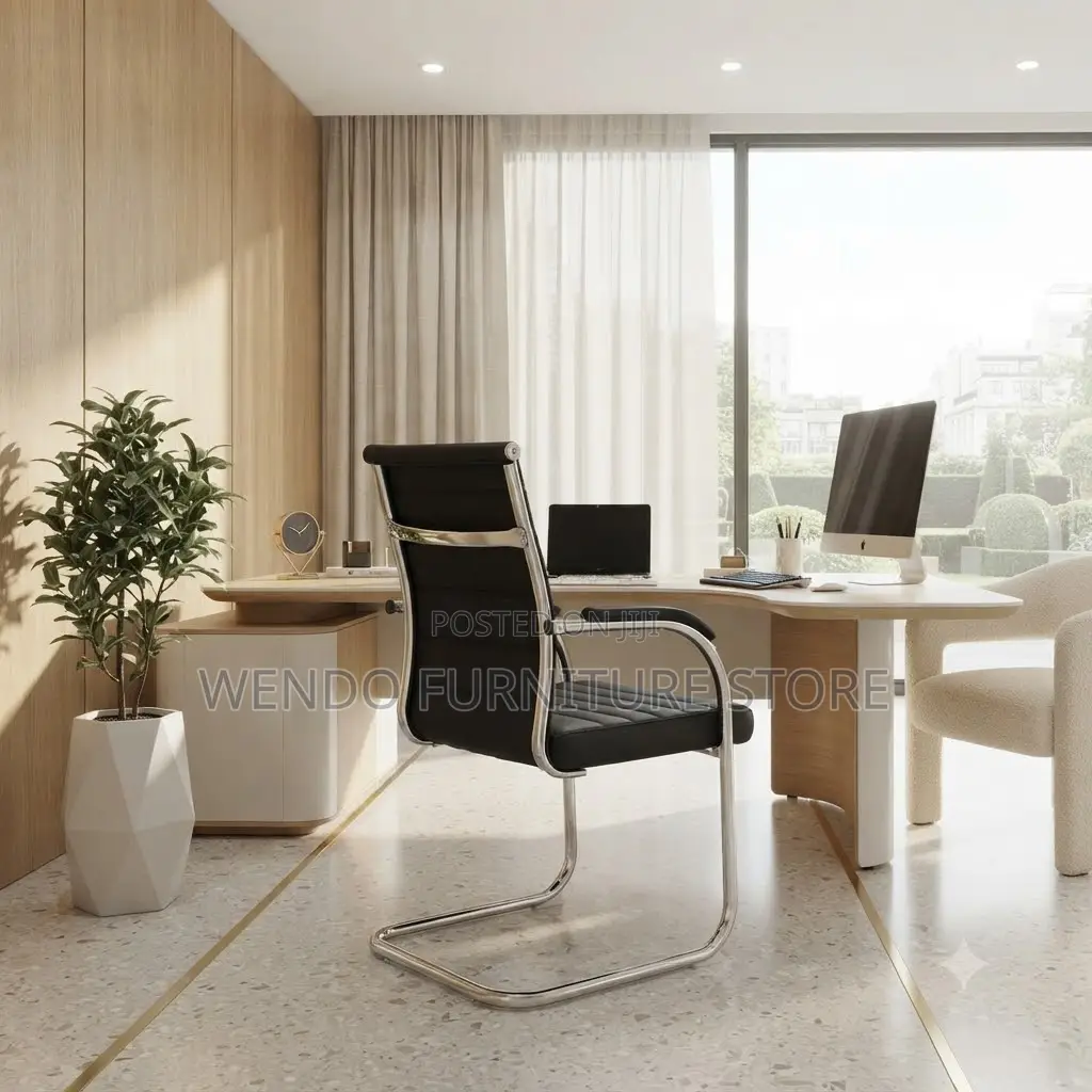 Office Chairs; Leather High Back Office Visitors