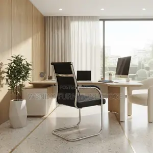 Office Chairs; Leather High Back Office Visitors