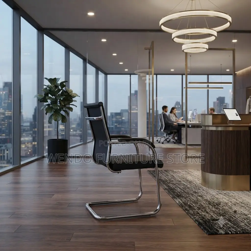 Office Chairs; Leather High Back Office Visitors