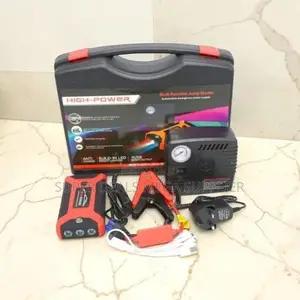Heavy Duty 12V 99800mAh Emergency Car Jump Starter With Air Compressor