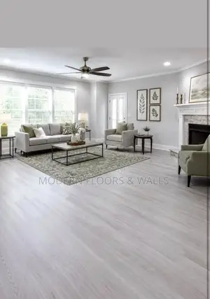 6mm Zion Wooden White SPC Click Lock Tiles Floor + IXPE BACK PAD