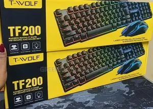 T-Wolf TF200 Wired Mechanical Gaming Keyboard and Mouse Set
