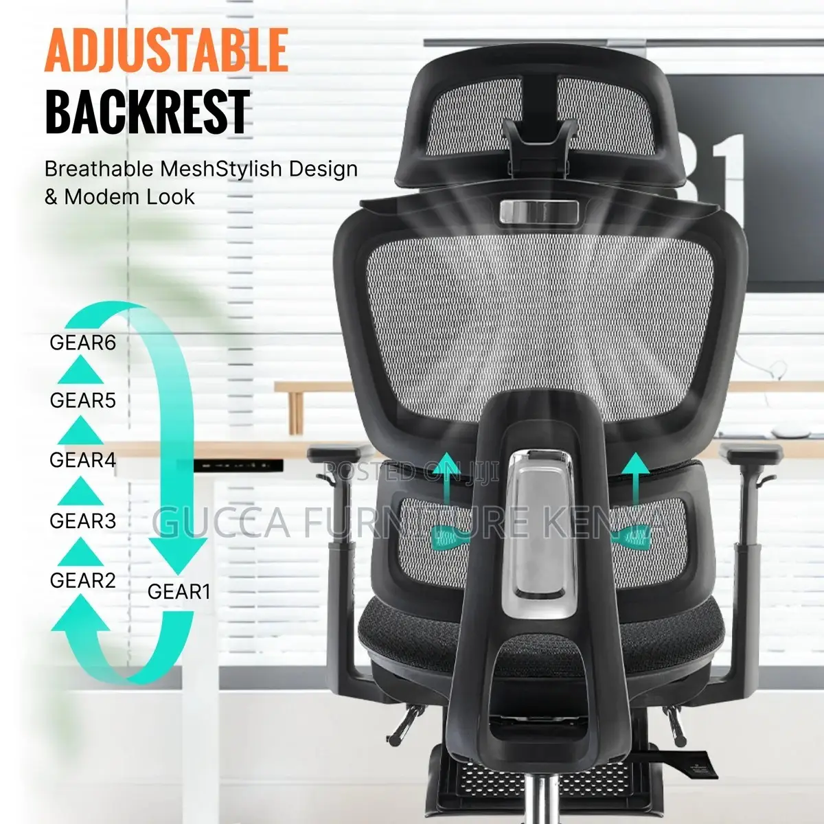 Office Full Mesh Swivel Study Chair.