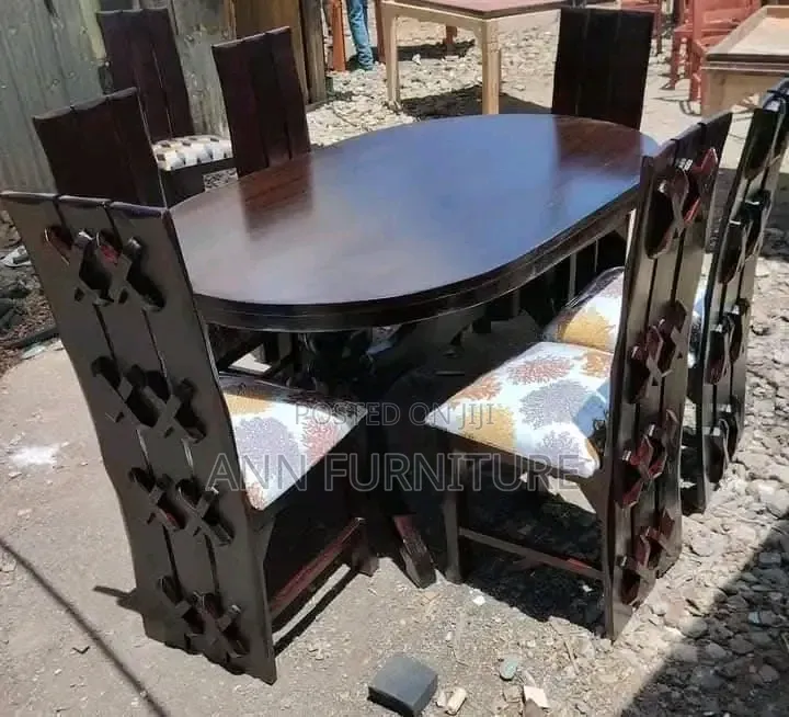 Dinning Table 6seater Dark Chocolate