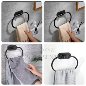 Round Metallic Towel Bar Towel Holder
