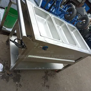 3-Pan Food Warmer Trolley