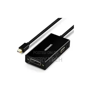 Ugreen MD114 Mini DisplayPort to HDMI / DVI / VGA 3-in-1 Adapter –