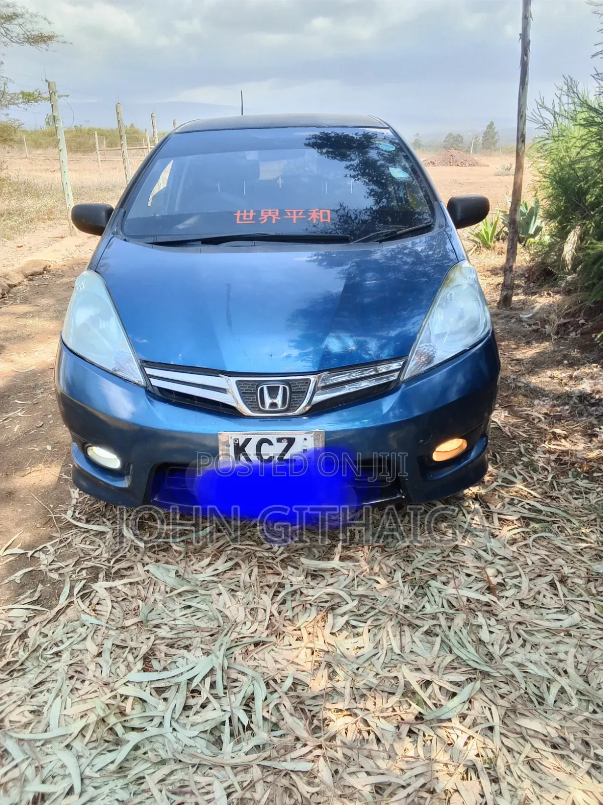 Honda Fit Shuttle 2013 Blue